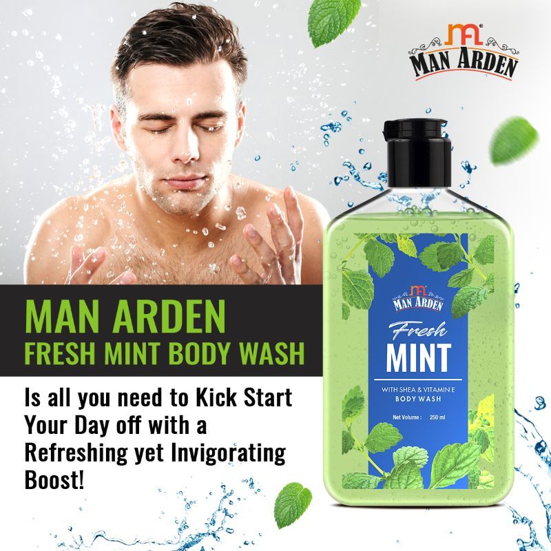 Fresh Mint Luxury Body Wash Infused With Shea Butter & Vitamin E