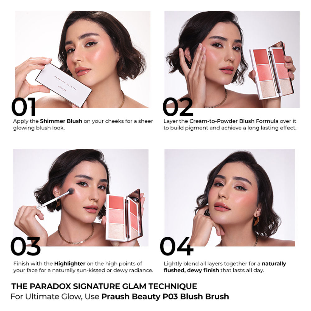 Beauty Paradox Blush & Highlighter Palette