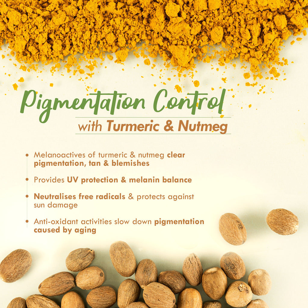 Turmeric Nutmeg Face Moisturizer Malai, Pigmentation Cream, Sun Burn Healing & UV Protect