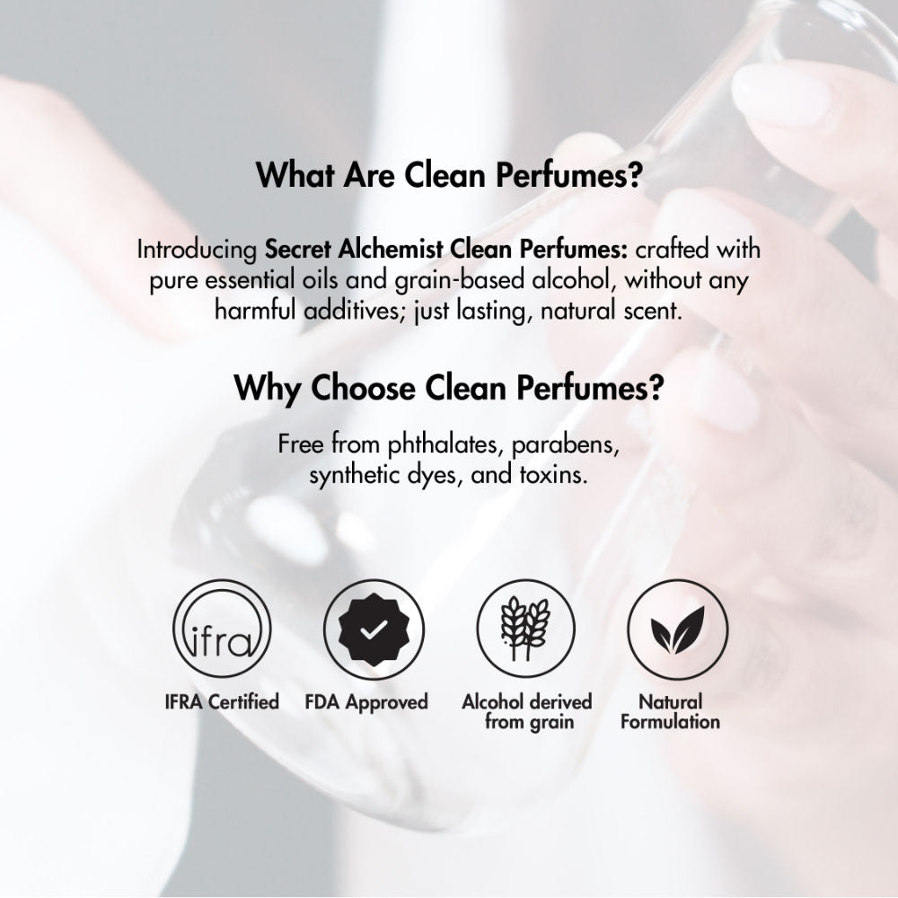 Bergamot Nostalgia Clean Perfume EDP Fresh Woody with Sandalwood for Men Women