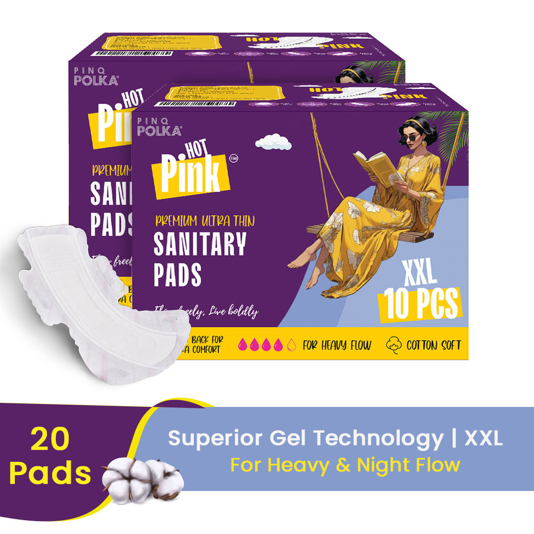 Polka Hot Pink Ultra Sanitary Pads - 20pcs