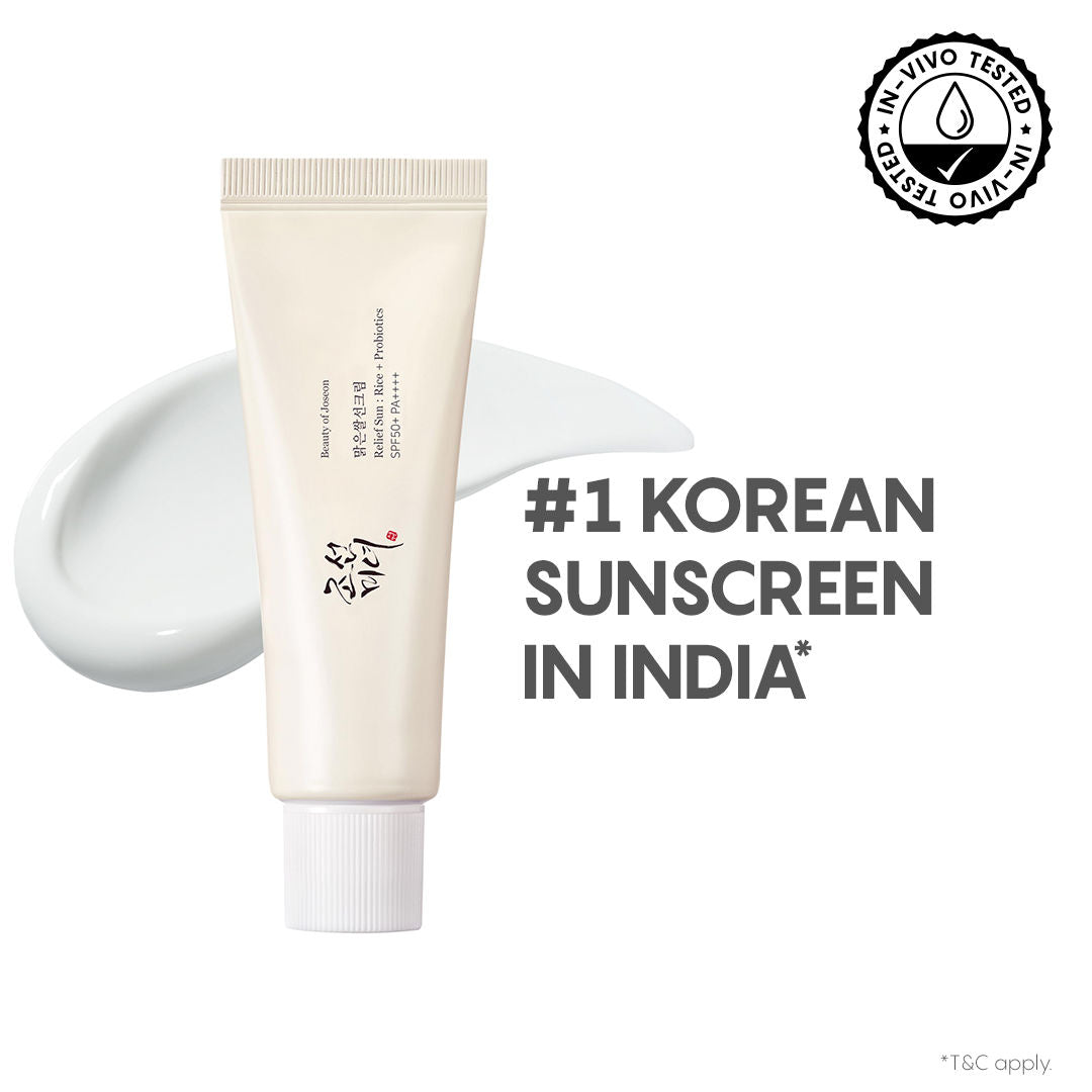 Relief Sunscreen Rice + Probiotics SPF 50+ PA++++