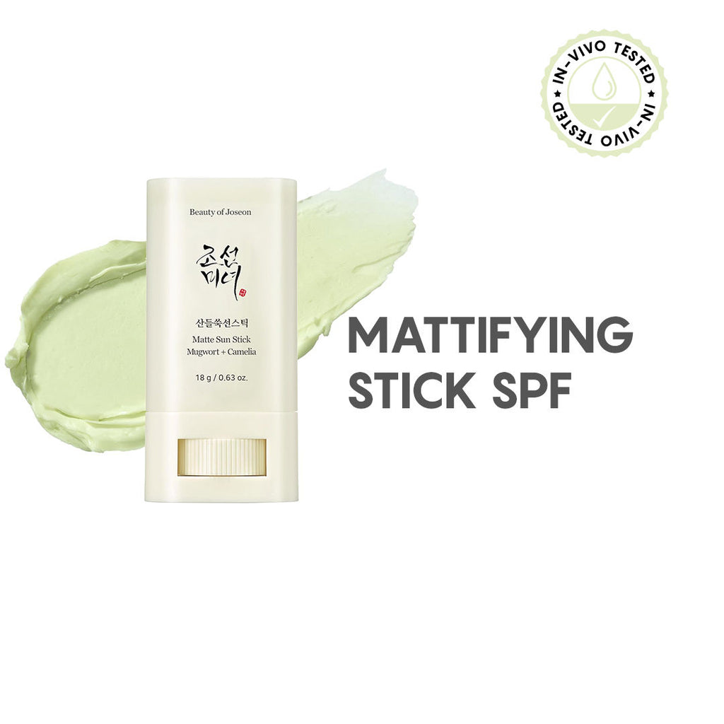 Matte Sunscreen Stick Mugwort + Camelia SPF 50 PA++++