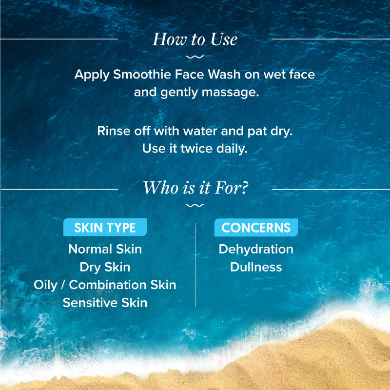 Hydrate+ Smoothie Face Wash with Coconut Water & Hyaluronic Acid