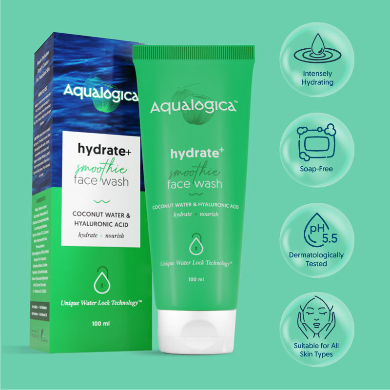 Hydrate+ Smoothie Face Wash with Coconut Water & Hyaluronic Acid