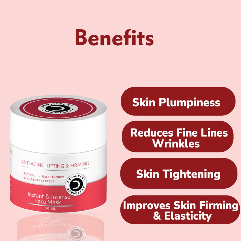 Anti Aging Retinol Collagen Boost Face Pack Mask Instant Tightening Firming Glowing Skin
