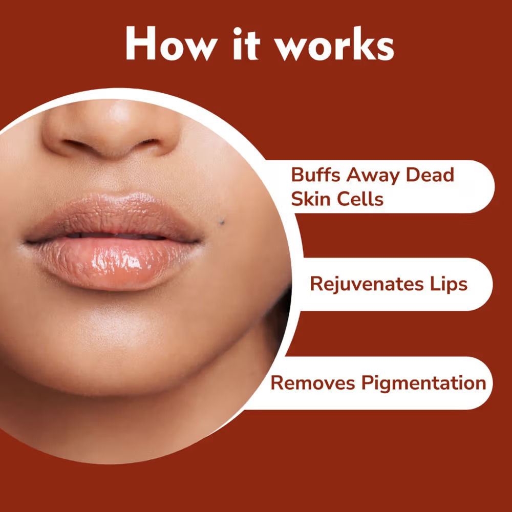 Coffee Lip Scrub Balm For Lightening Pigmentation Dark Pigmented Dry Chapped Lips