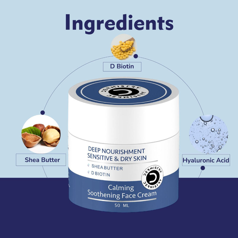 Sensitive Dry & Very Dry Skin Moisturizer Face Cream for Day Night Men Women