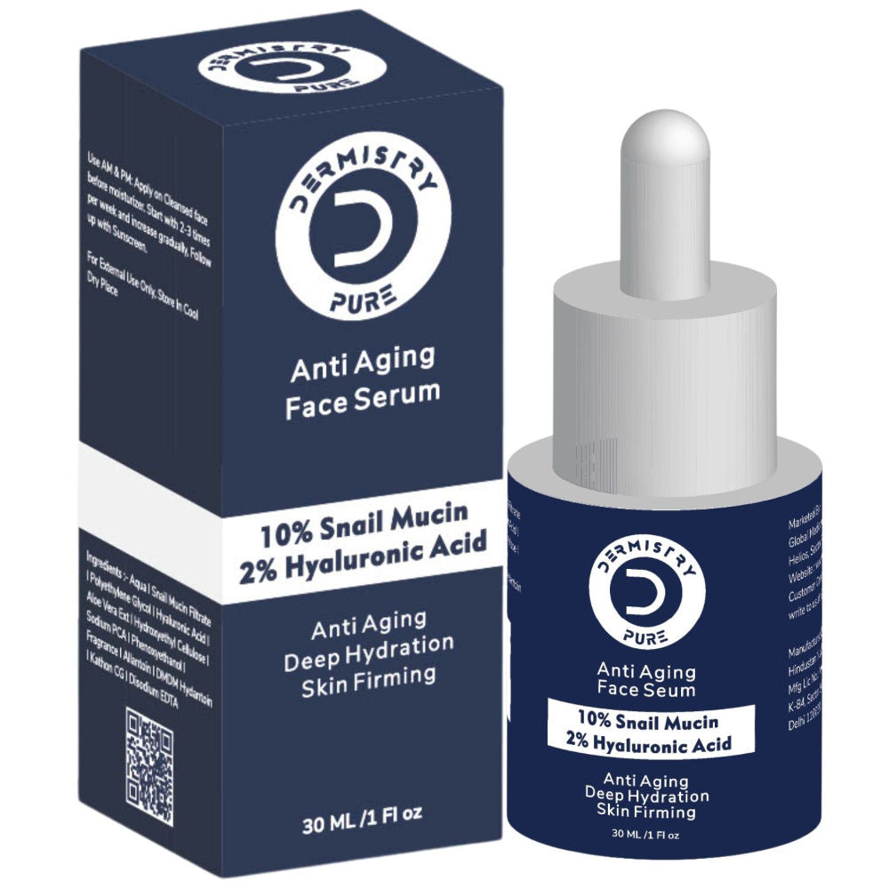 Snail Mucin 96 Peptide Anti Ageing Day Night Face Serum For Skin Tightening Aging Wrinkles