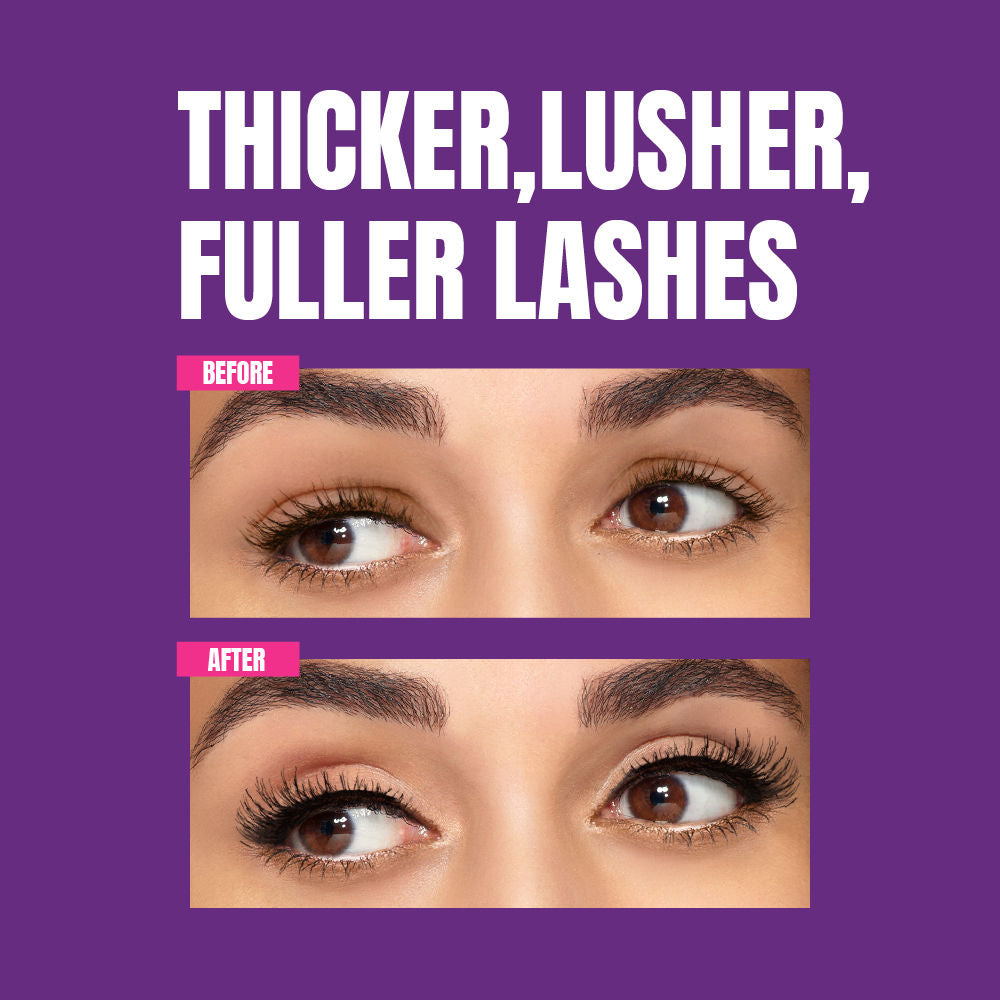 Eye Drama Lightweight & Volumising Mascara Black, Water Resistant