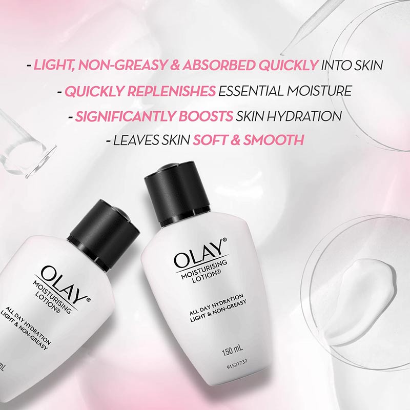 Moisturising Lotion, Light Weight & Non Greasy With Coconut & Castor Seed Oil