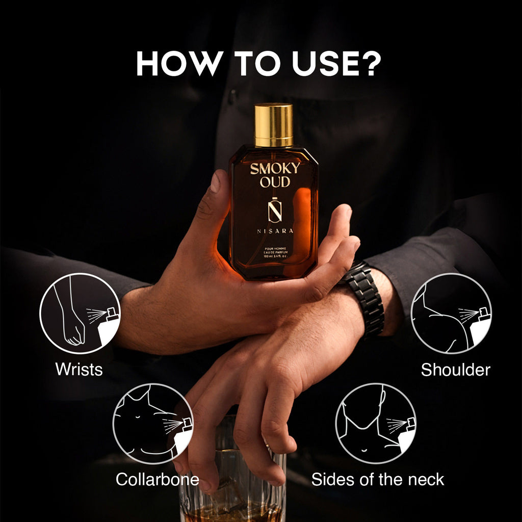 Smoky Oud - Perfume For Men,Eau De Parfum,Long Lasting Tobacco-Woody Fragrance