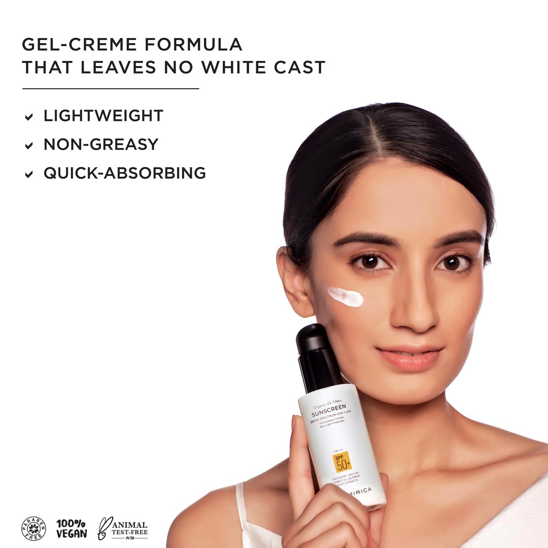 Glow Sunscreen, SPF 50, PA+++ For UVA/B Protection With Liquorice And Carrot Root Extract