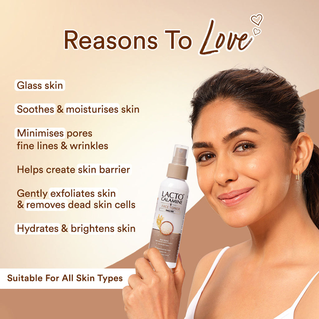 Rice Toner-Korean Glass Skin+ Smoothening Glow- Vitamin C, Glycolic Acid, Niacinamide