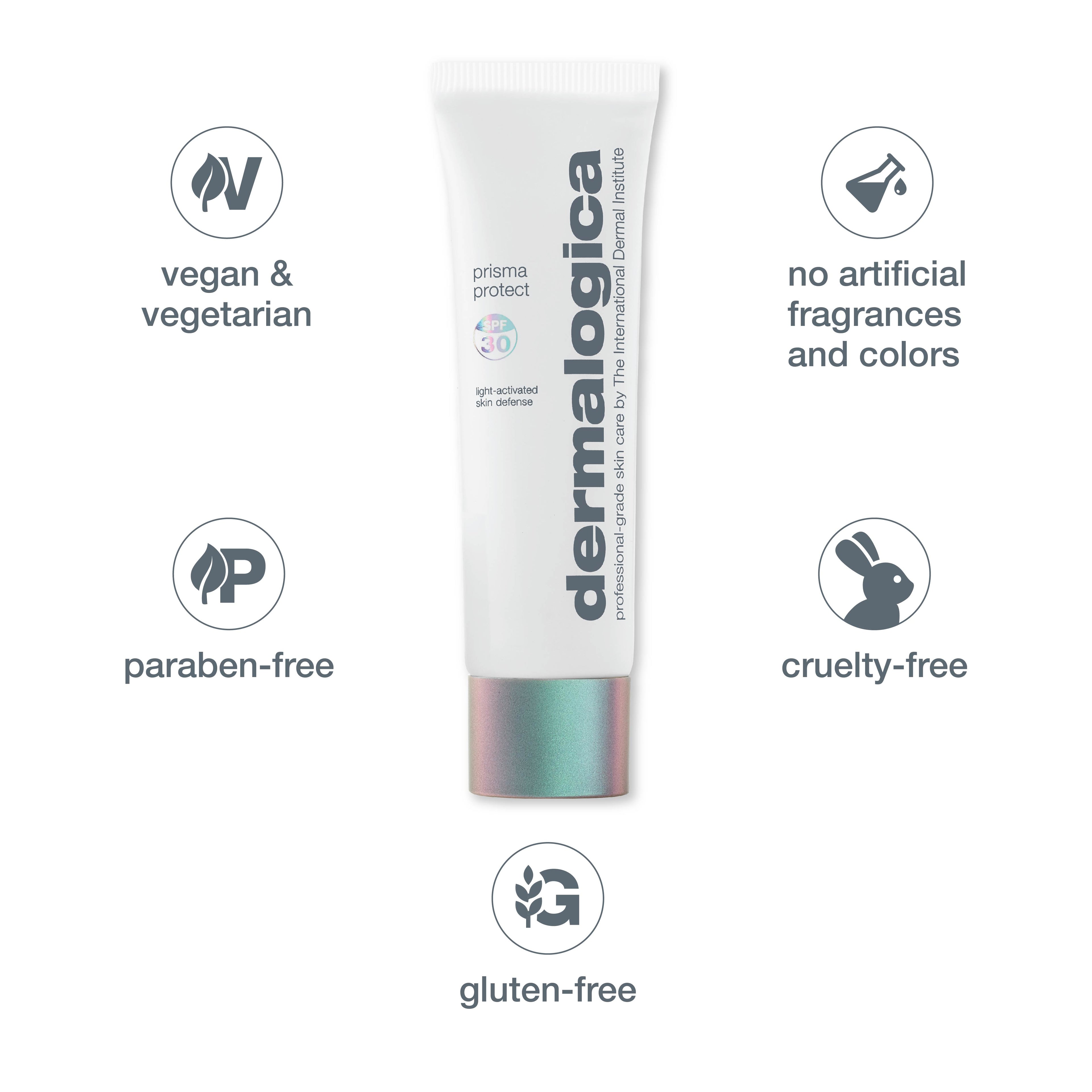 Prisma Protect SPF30 Face Moisturiser & Sunscreen With Sage & Green Tea