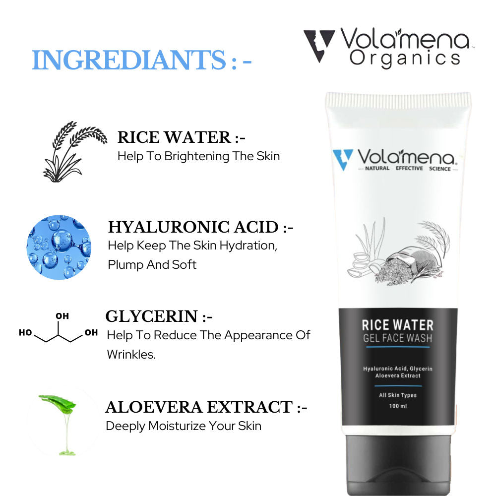Rice Water Gel Face Wash