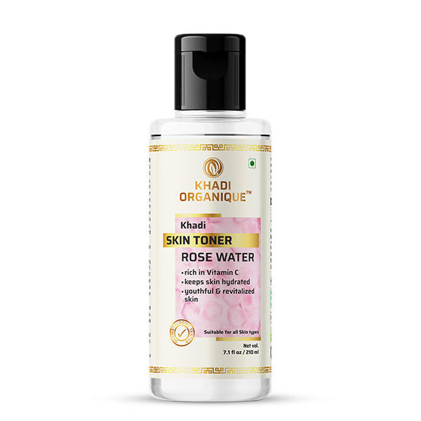Rose Water Gulab Jal Face Toner for Skin Hydrates, Moisturize & Pore Tightens