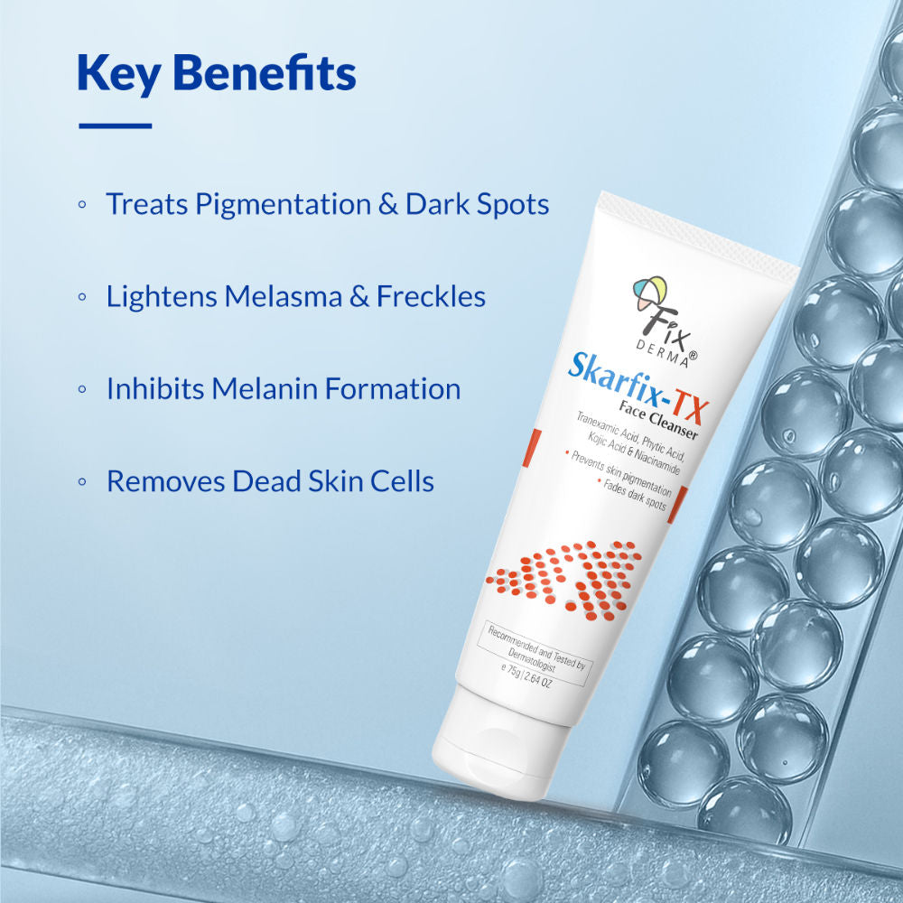Skarfix-TX Kojic Acid Face Wash for Pigmentation Control with Tranexamic Acid