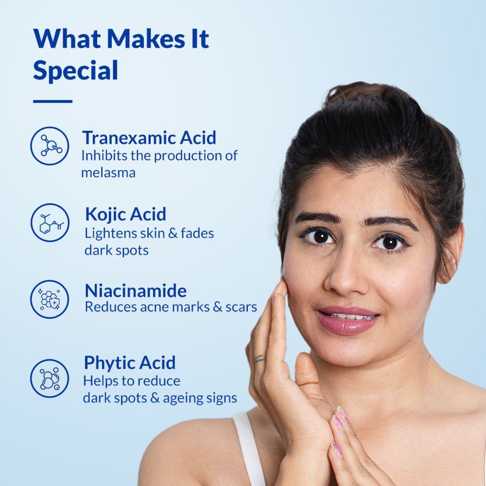 Skarfix-TX Kojic Acid Face Wash for Pigmentation Control with Tranexamic Acid