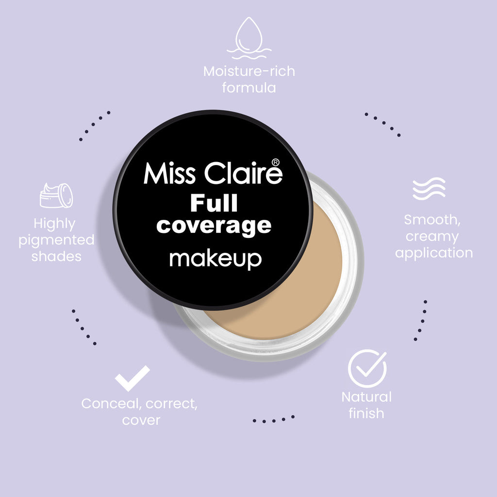Full Coverage Makeup + Concealer
