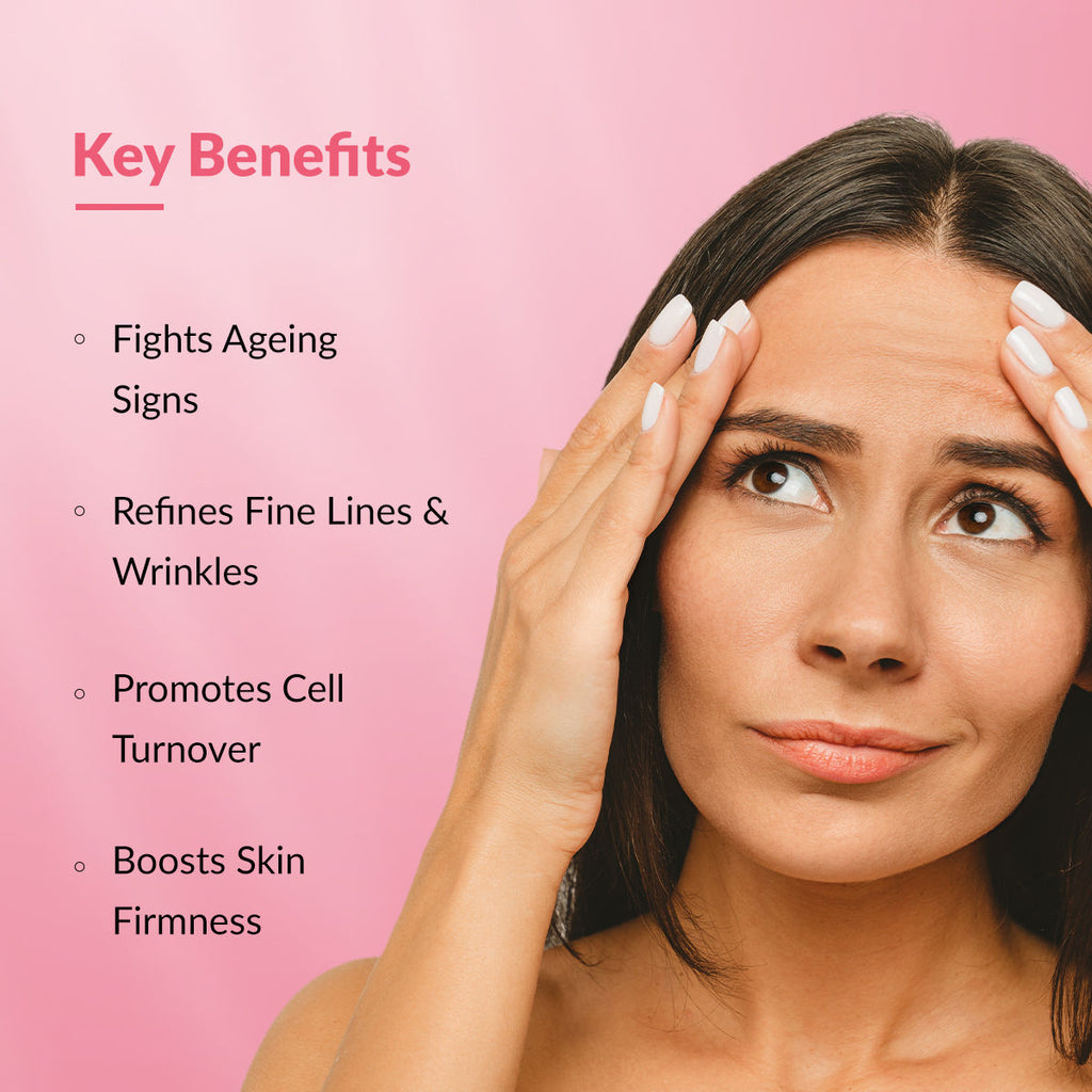0.05% Pure Retinol Reticuram Face Serum For Anti Aging, Night Face Serum Vitamin C