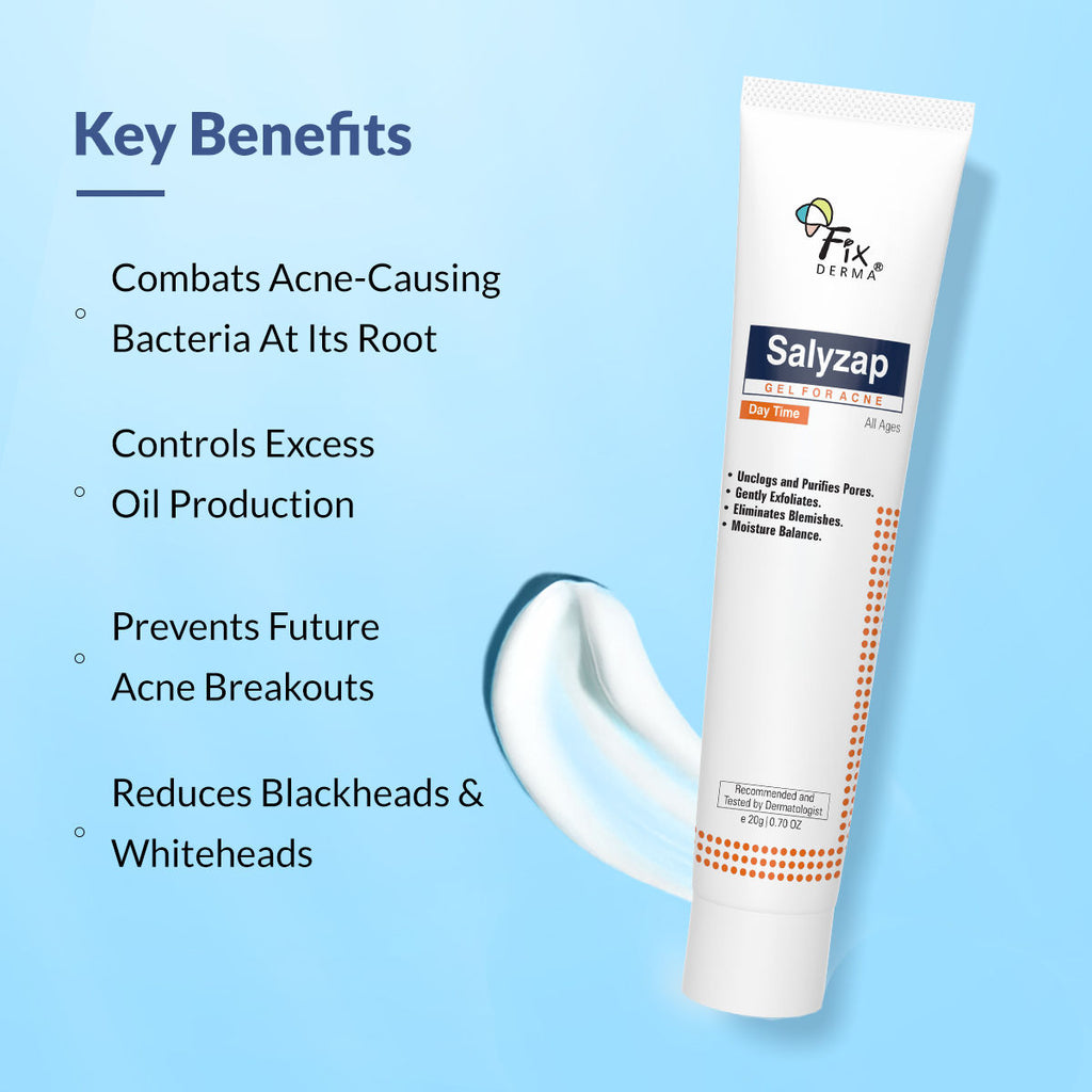 Salicylic Acid Salyzap Day Time Gel For Acne Scars, Pimples & Redness
