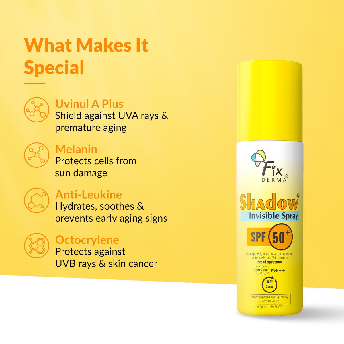 Shadow SPF 50 + Invisible Spray