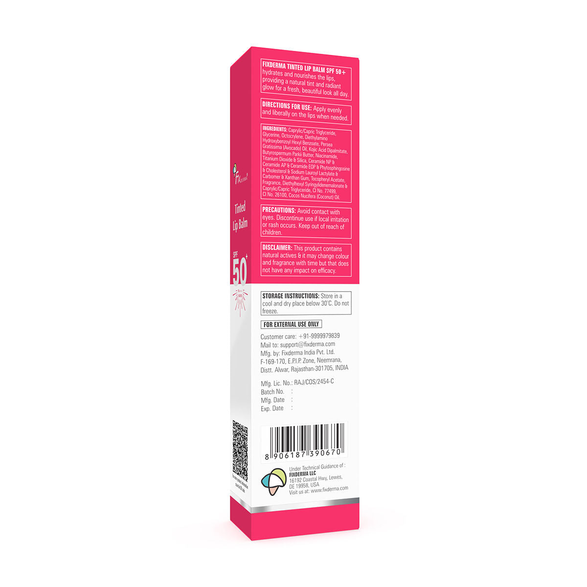 4% Kojic Acid Tinted Lip Balm SPF 50+