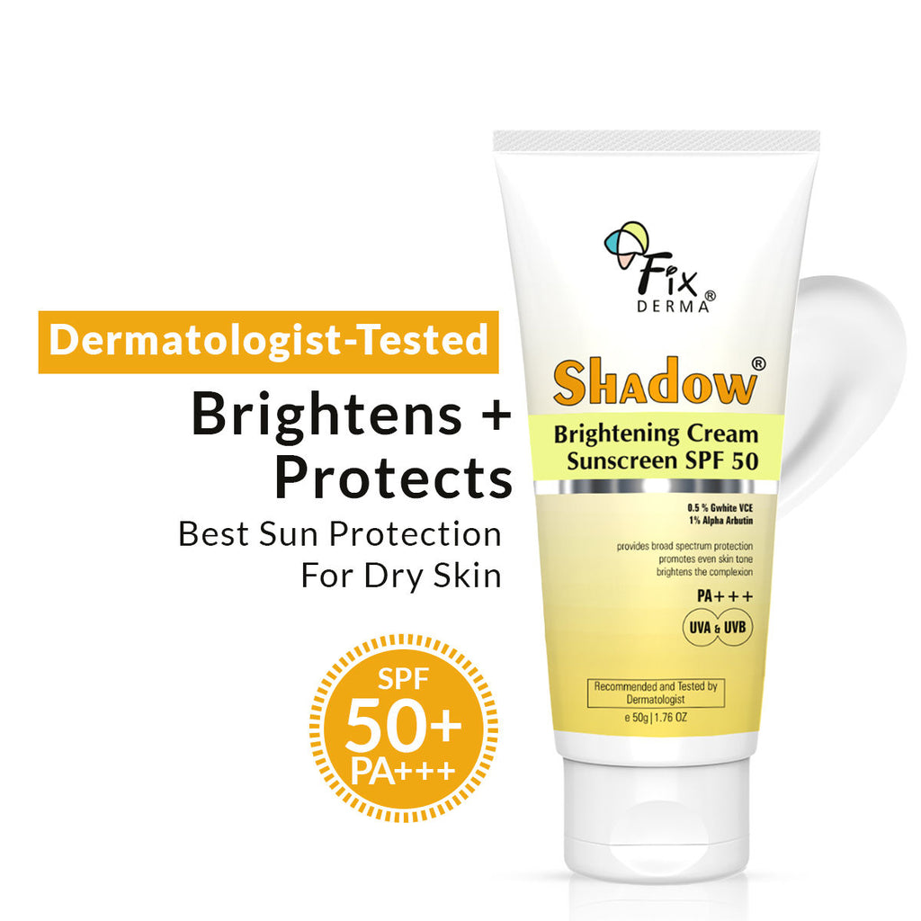 Shadow Brightening Sunscreen SPF 50 PA+++With Vitamin C Reduce Tan & Brightens