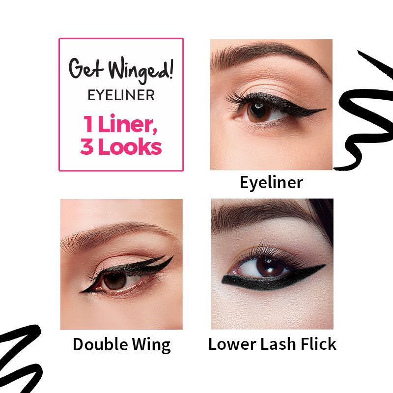 Nykaa Get Winged! Sketch Eyeliner Pen - Black Swan 01