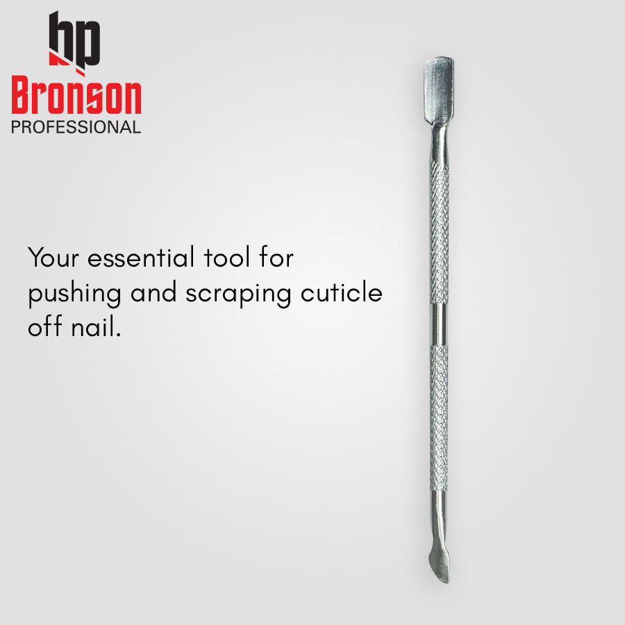 Nail Pusher And Cuticle Remover Tool (Silver)