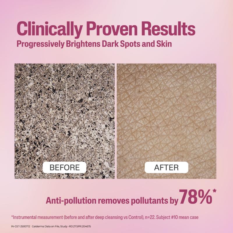Bright Healthy Radiance Renewing Cleanser, Gently Exfoliates & Brightens, Foaming