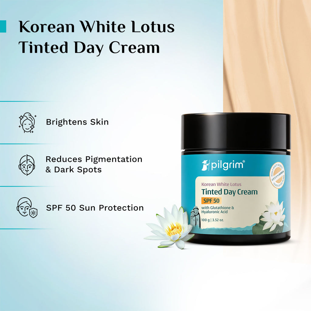 White Lotus Day Cream SPF 50 with Camellia & Yugdugu