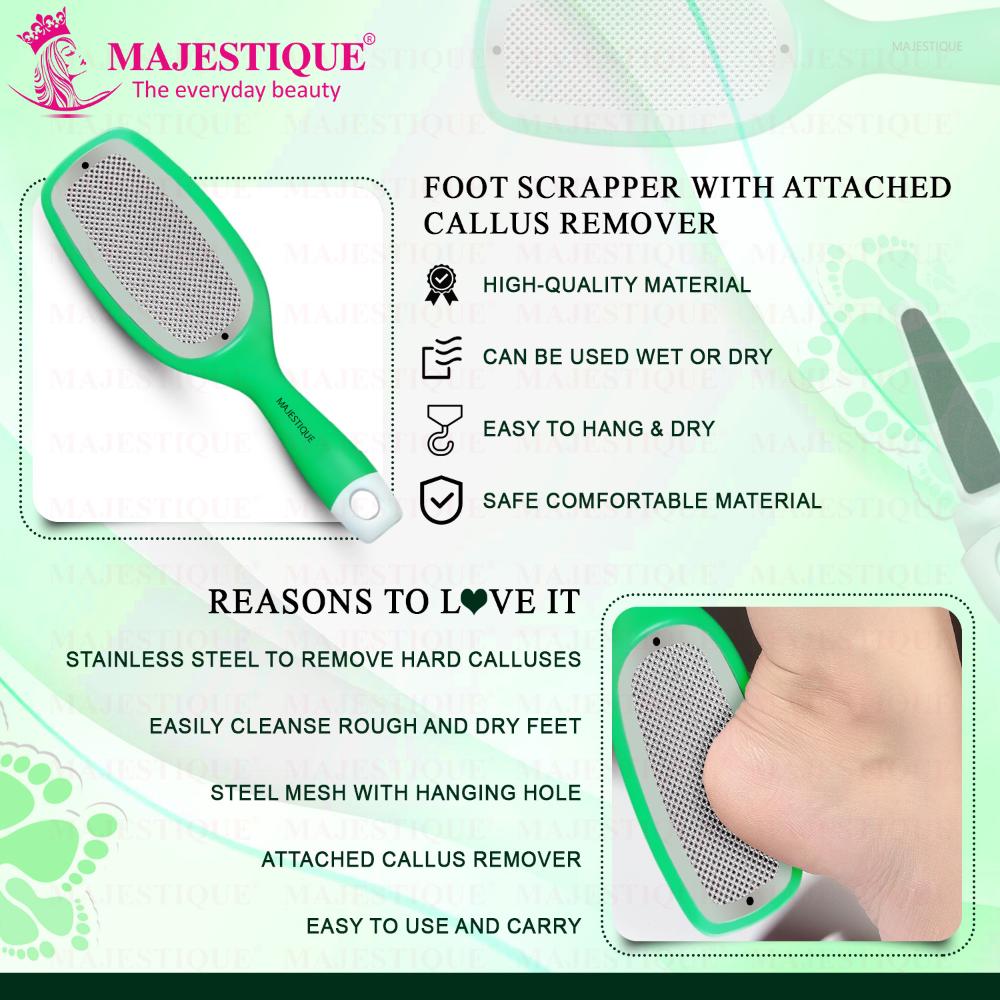 Foot Scraper With Attached Callus Remover