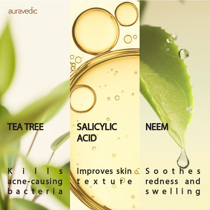 Neem & Tea Tree Face Wash For Oily And Acne Prone Skin Tea Tree Oil Salicylic Face Wash