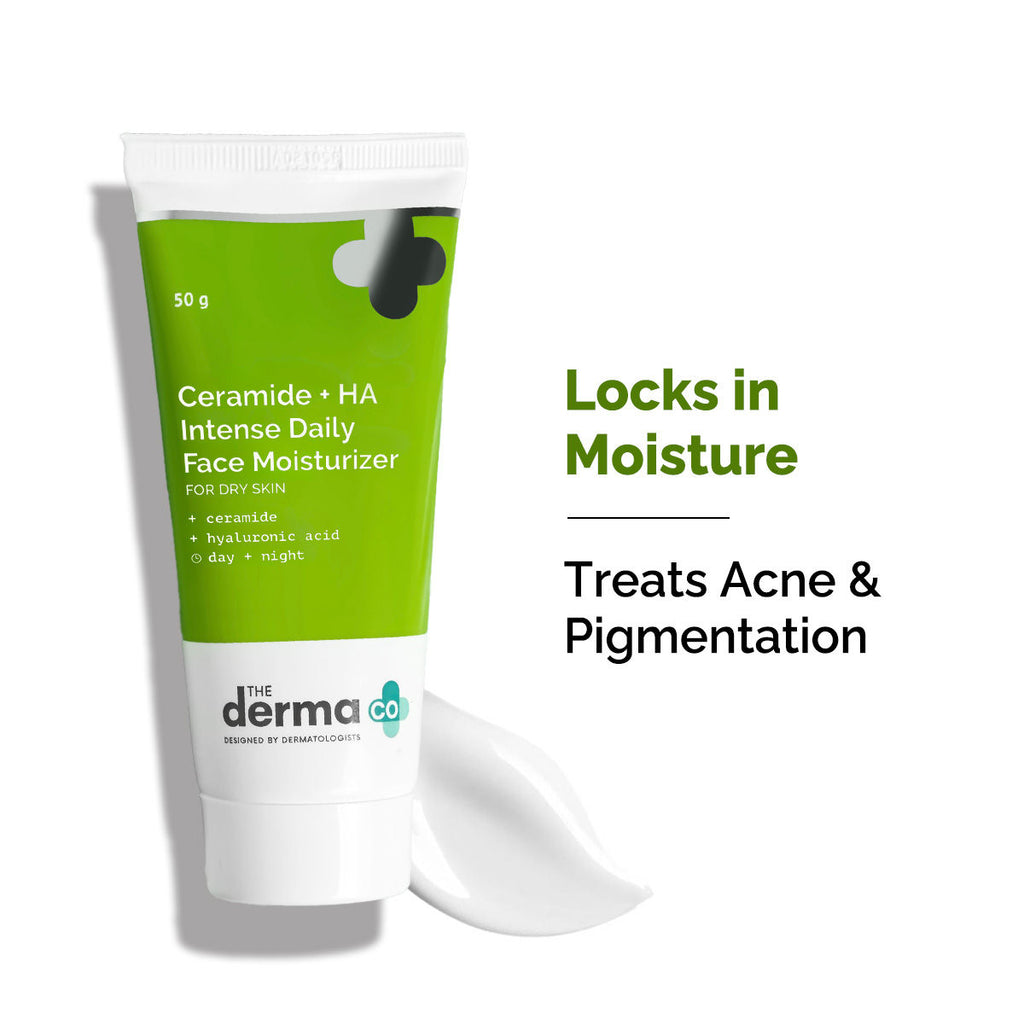Ceramide + HA Intense Daily Face Moisturizer For Dry Skin