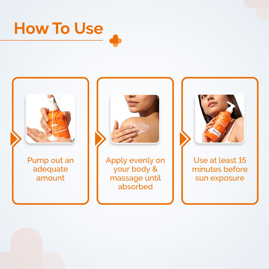1% Hyaluronic Moisturizing Sunscreen Body Lotion SPF 50 PA++++