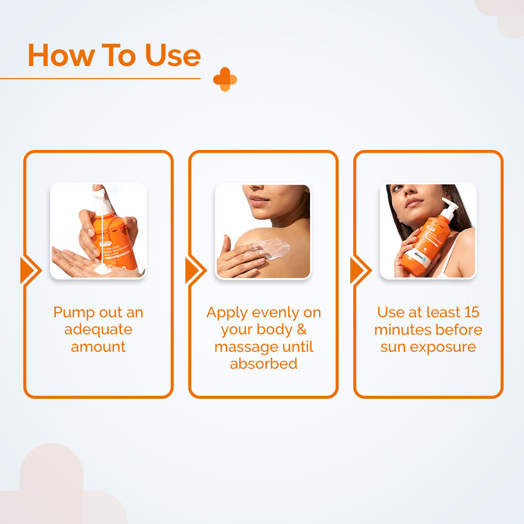 1% Hyaluronic Moisturizing Sunscreen Body Lotion SPF 50 PA++++