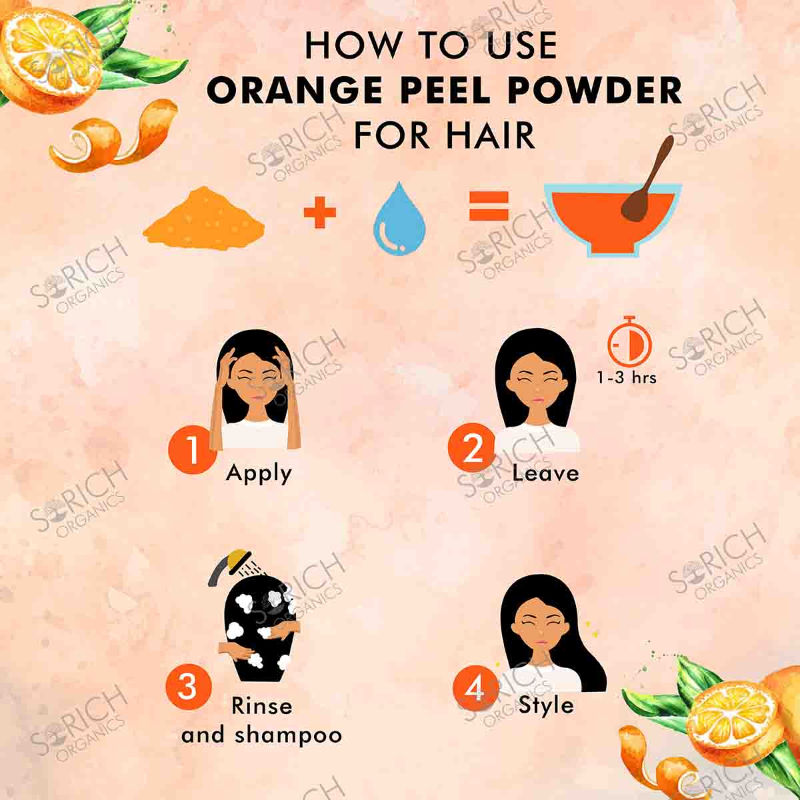 Dried Orange Peel Powder