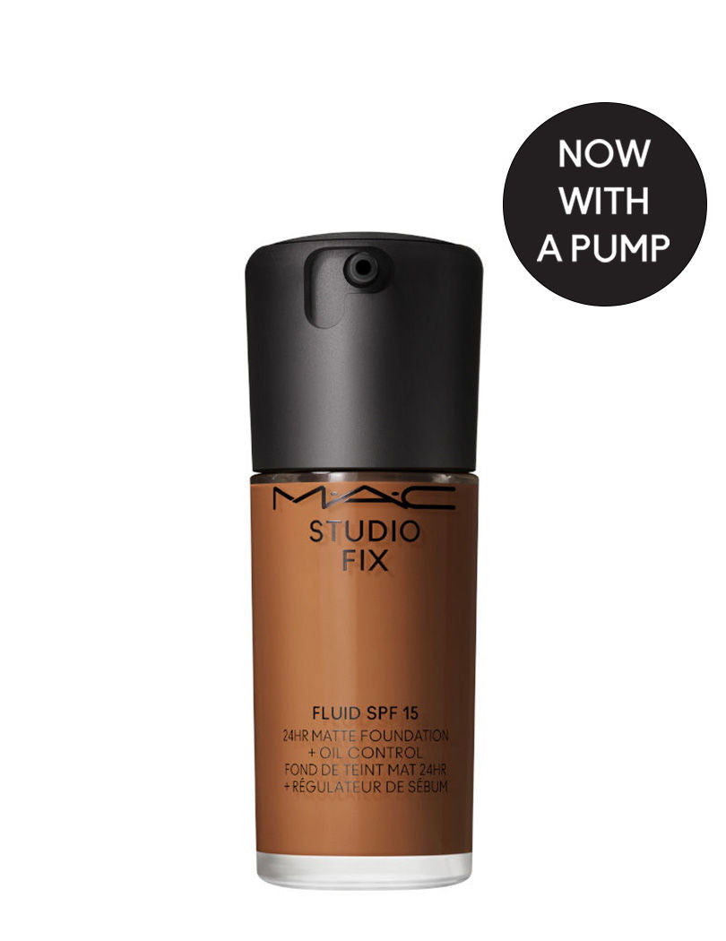 Studio Fix Fluid SPF 15 Soft Matte Foundation With Hyaluronic Acid - NC 58