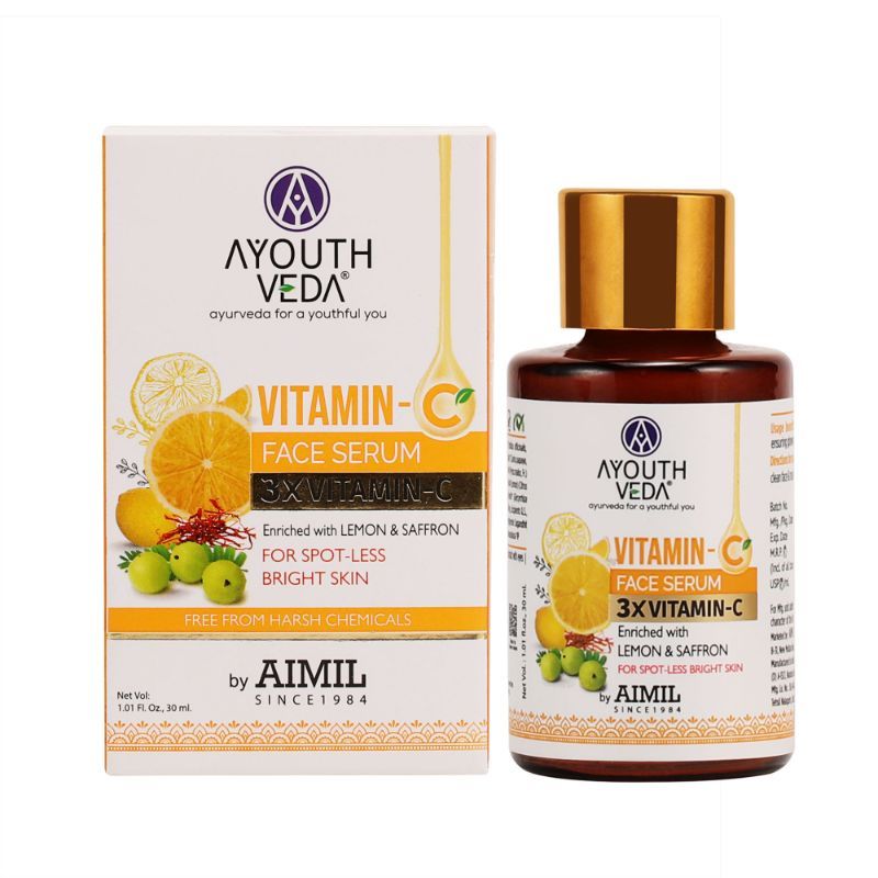 Vitamin-C Face Serum with 3X Vitamin-C & Saffron to Boost Glow & Even Skin Tone