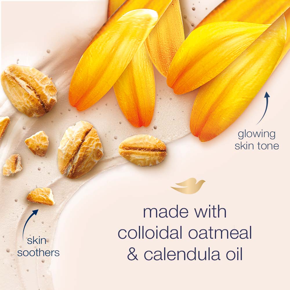 Exfoliating Body Polish Scrub - Oatmeal & Calendula Oil
