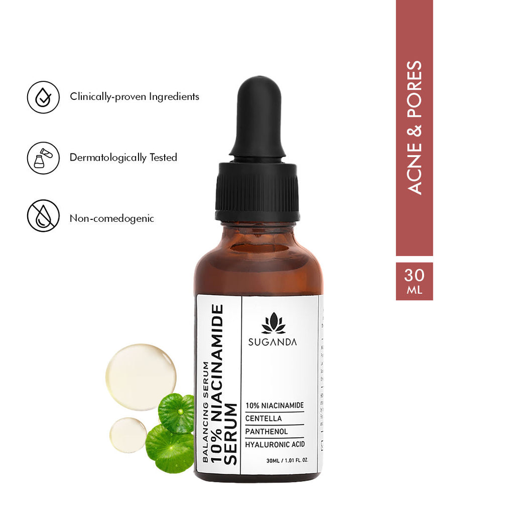 10% Niacinamide Face Serum For Acne & Acne Marks, Blemishes, Pigmentation & Enlarged Pores