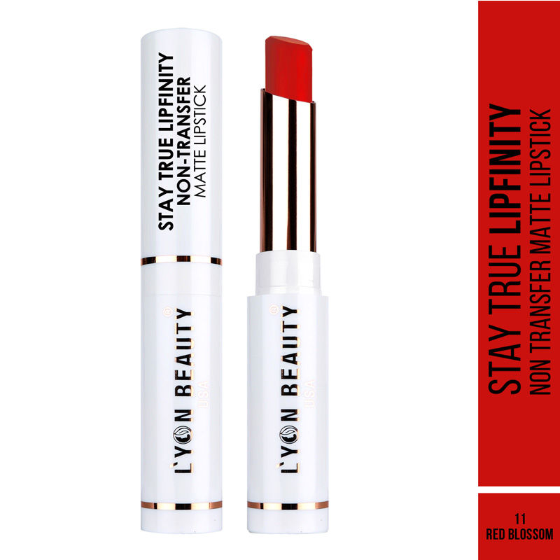 Stay True Lipfinity Non Transfer Matte Lipstick - Red Blossom 11