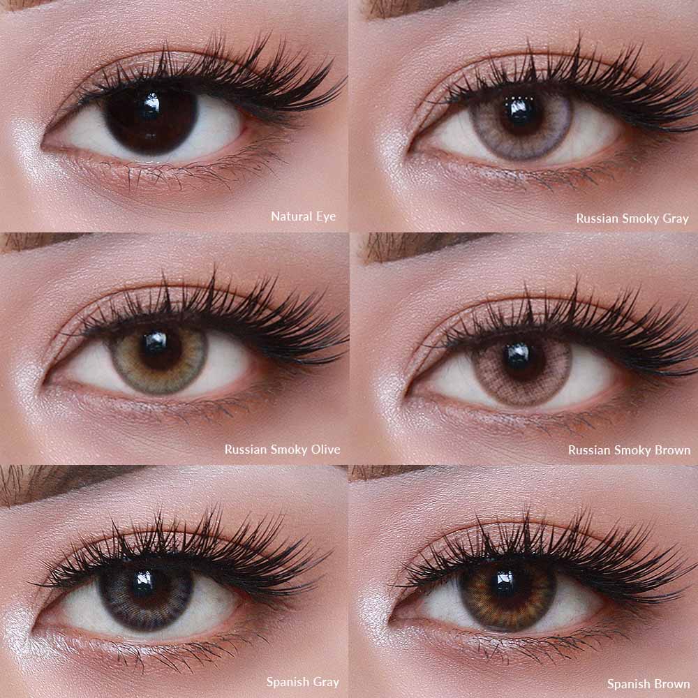 Spanish Smoky Mixed 1day Coloured Contact Lenses - Spanish Smoky ( 0.00 )
