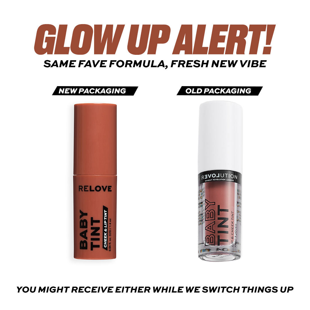 Relove Baby Lip & Cheek Tint - Long Lasting - Soft & Glowy Finish