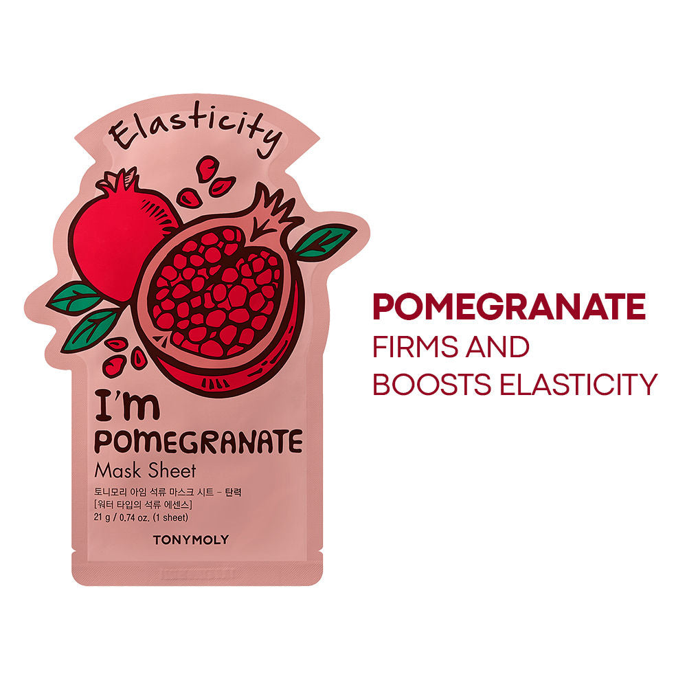 Korean I'm Face Sheet Mask - Pomegranate