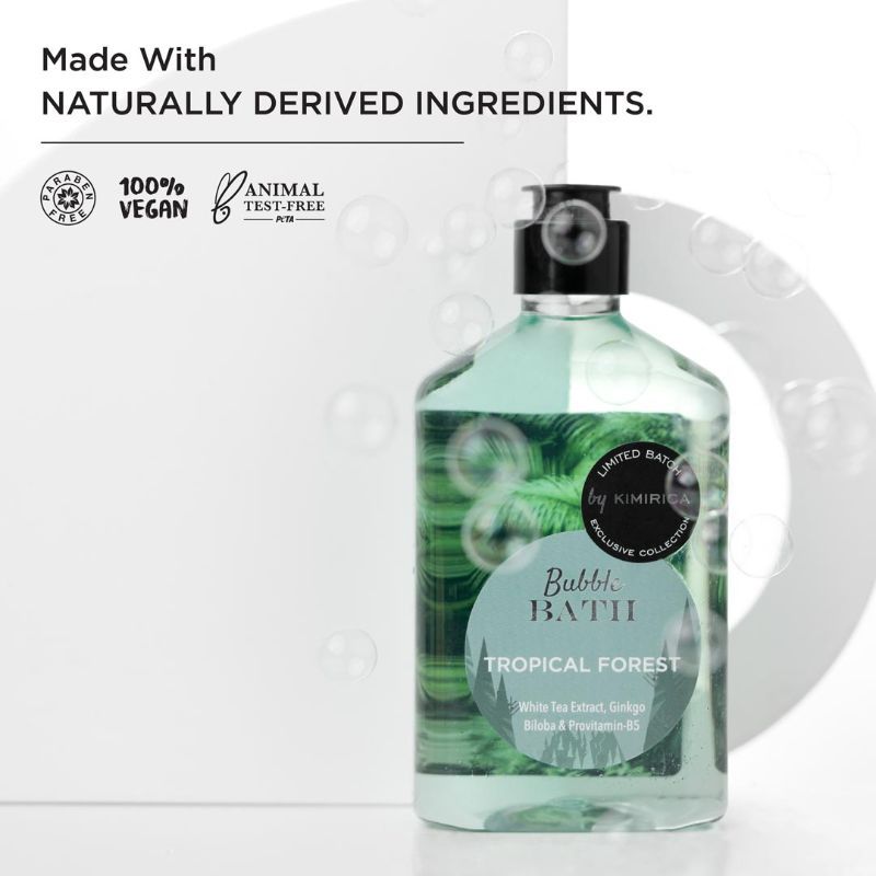 Tropical Forest Bubble Bath For Soothing Exotic Bath