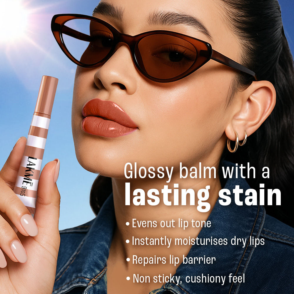 9to5 Hya Beach Edit Lip Gloss Stain, Hydrating, Lasting Tint, SPF 15