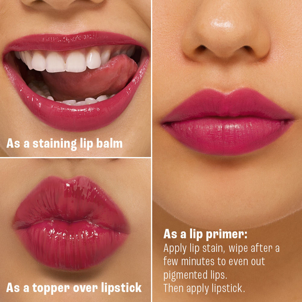 9to5 Hya Beach Edit Lip Gloss Stain, Hydrating, Lasting Tint, SPF 15